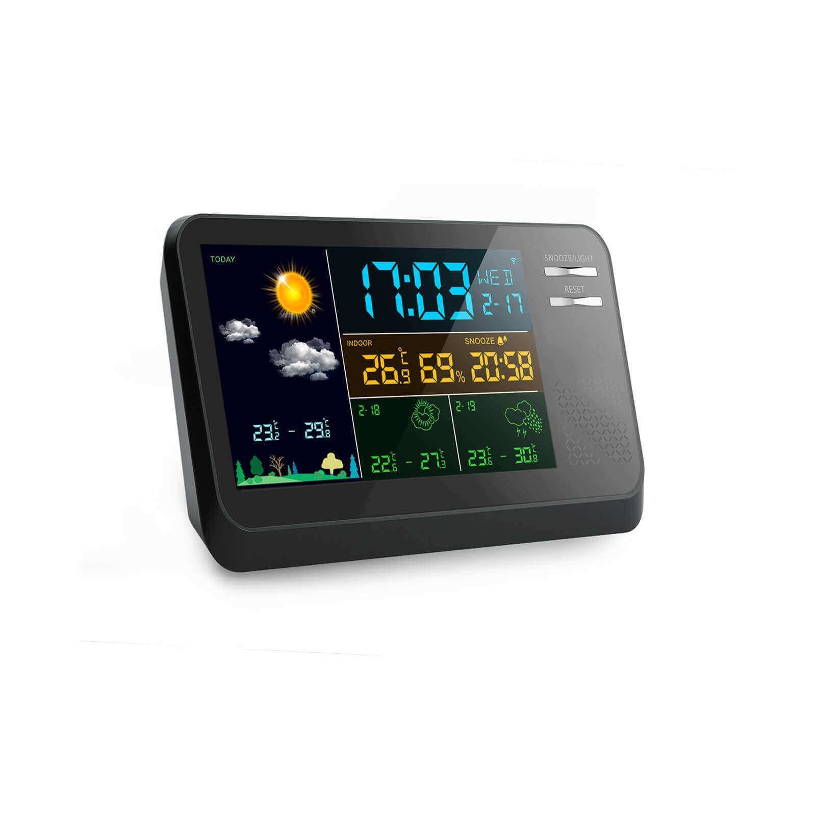 Wifi Weather Station | Outdoor Wireless Weather Clock | HAPTIME