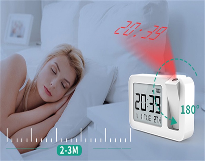Projection Alarm Clock | HAPTIME Multifunctional Clock