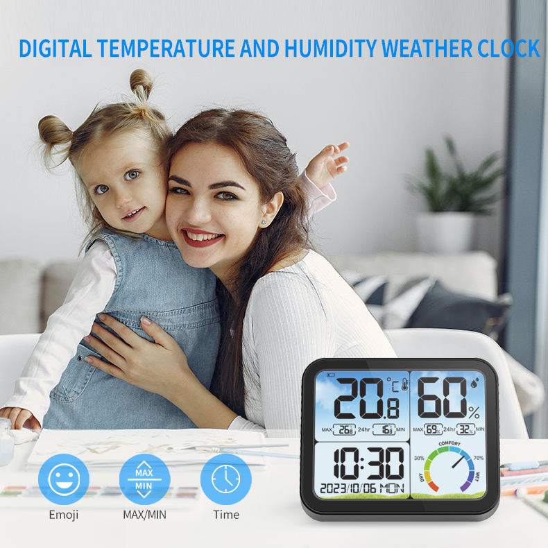 YGH6215 Indoor Digital Temperature Sensor Hygrometer Thermometer Weather Hygrometer Thermometer