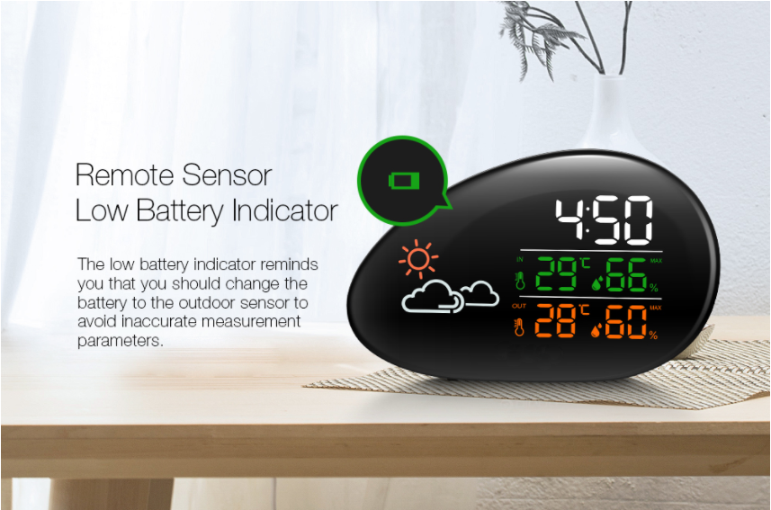 HAPTIME Hygrometer Digital Weather Thermometer Hygrometer Temperature and Humidity Sensor