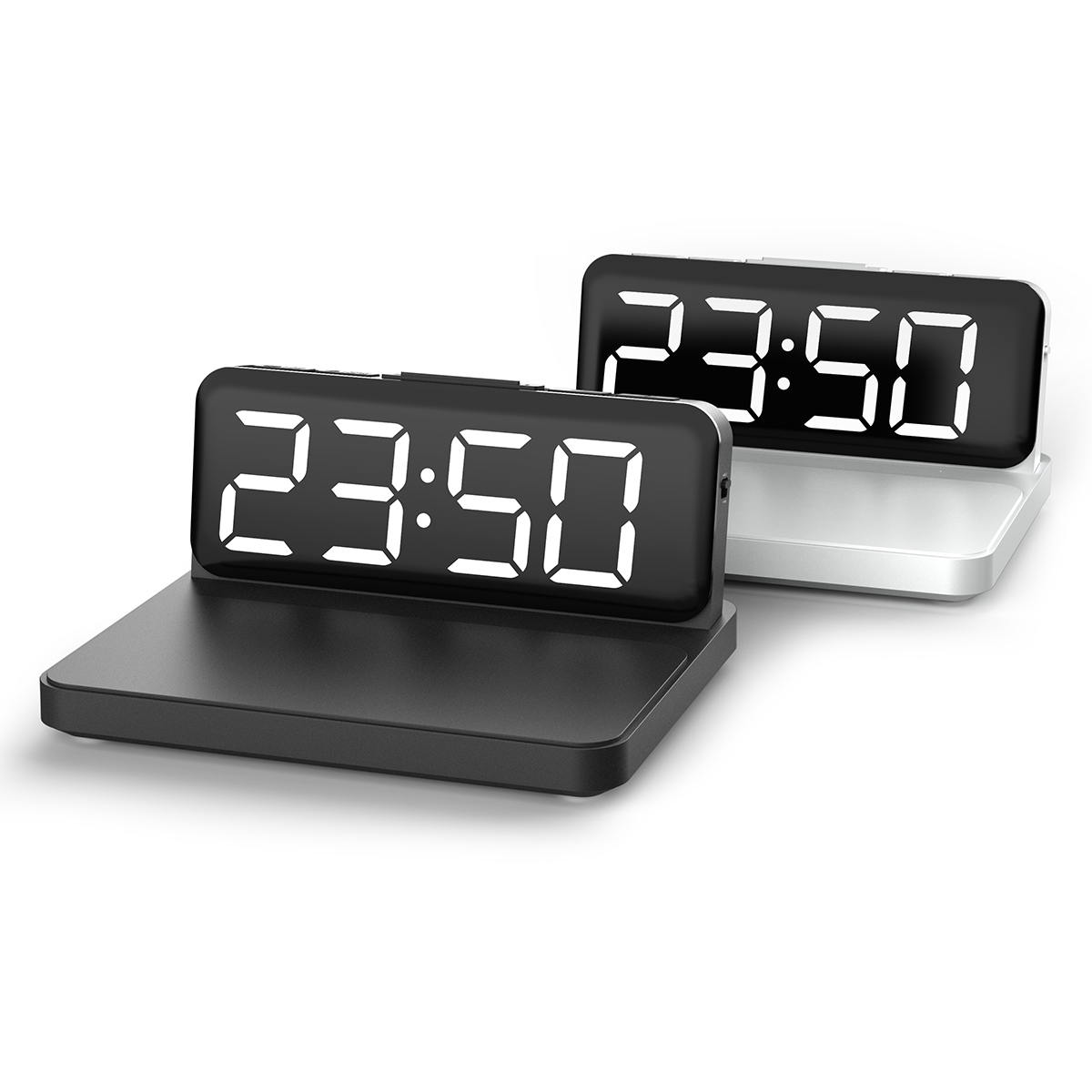 Alarm Clock Fast Charge Wireless Alarm Clock Charger Safe watch charger, harmless bedroom for home use