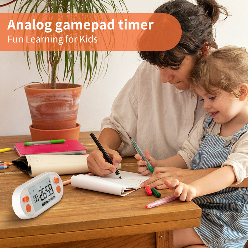 Visual Pomodoro Cooking Kid Study Timer Temporizador Digital LED Kitchen Tomato Countdown Timer