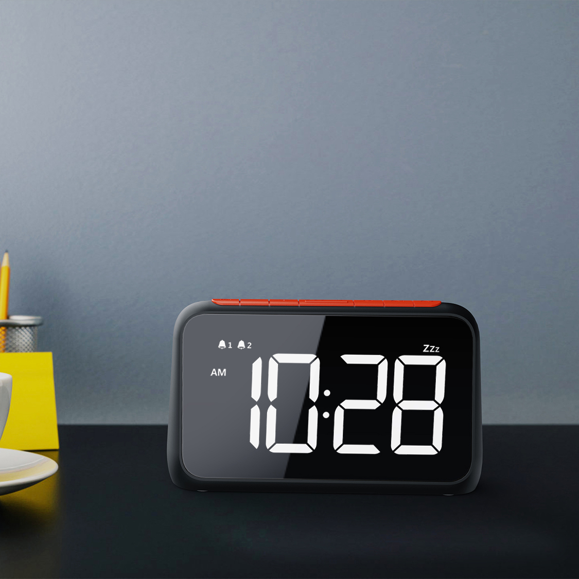 YGH5277 Timer Alarm Clock Cheap 2 Group Alarm Setting Desktop Smart Bedside Office LED Alarm Digital Alarm Clock Led Clock