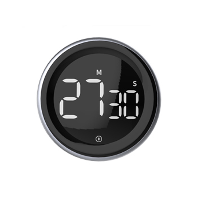 Timer Rotation Countdown Digital Kitchen Timer Magnetic Alarm