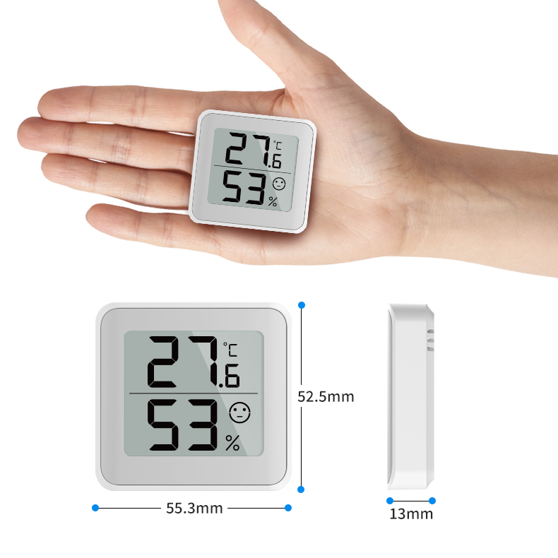 Hygrometer Thermometer Room Temperature Humidity Meter Accuracy Calibration LCD Temperature Sensor Indoor mini pet Thermometer