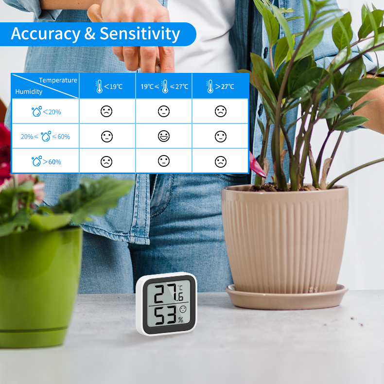 mini thermo hygrometer digital smart thermometers temperature and humidity sensor room temperature meter
